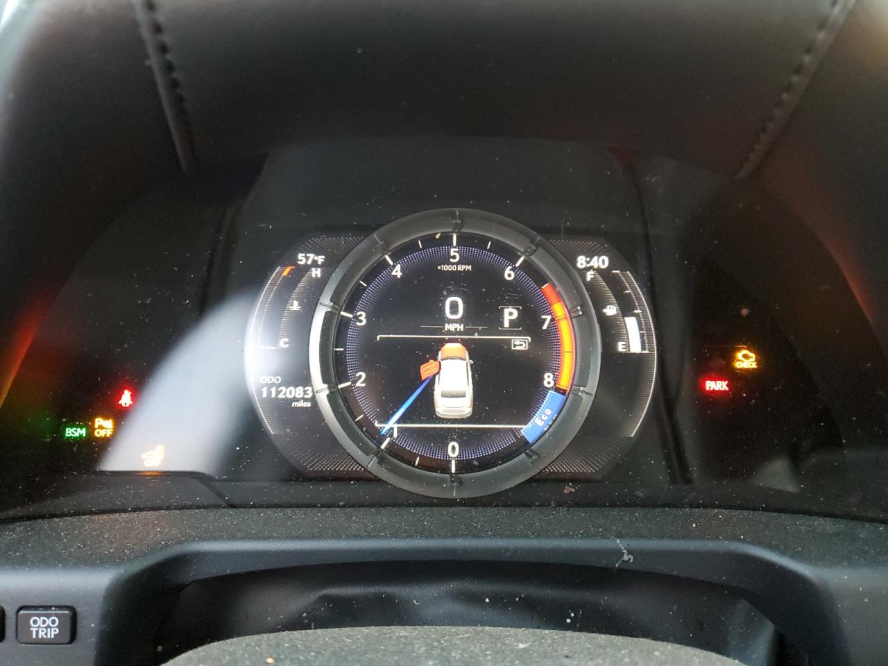 2019 Lexus ES VIN 58ABZ1B12KU013570 Copart auction photo, front end / rear end damage thumbnail 9