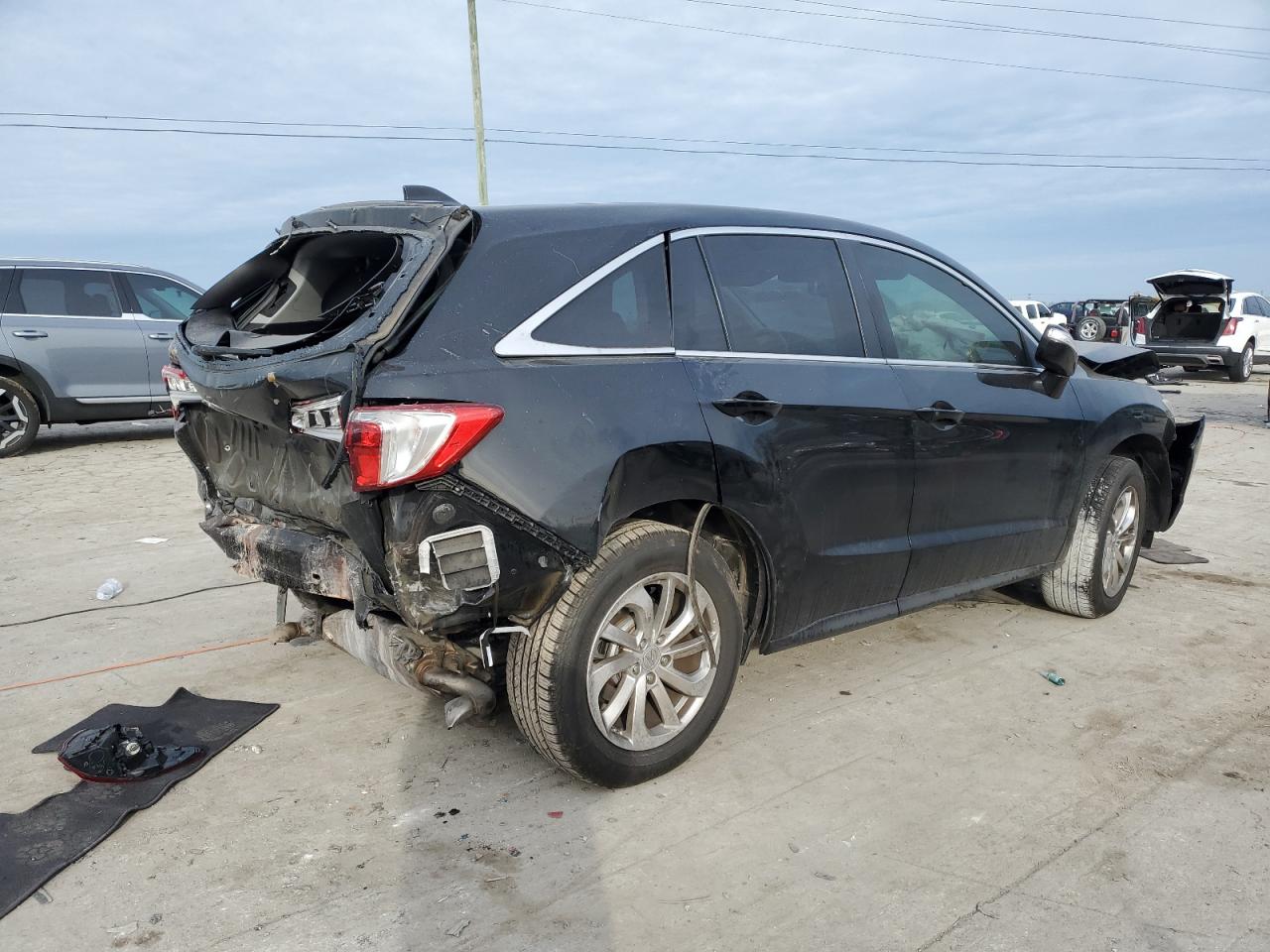 2018 Acura RDX VIN 5J8TB4H36JL025287 Copart auction photo, rear end / front end damage thumbnail 3