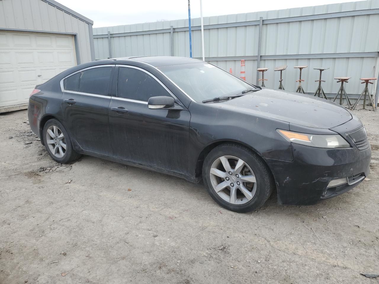 2012 Acura TL VIN 19UUA8F25CA039477 Copart auction photo, top/roof damage thumbnail 4