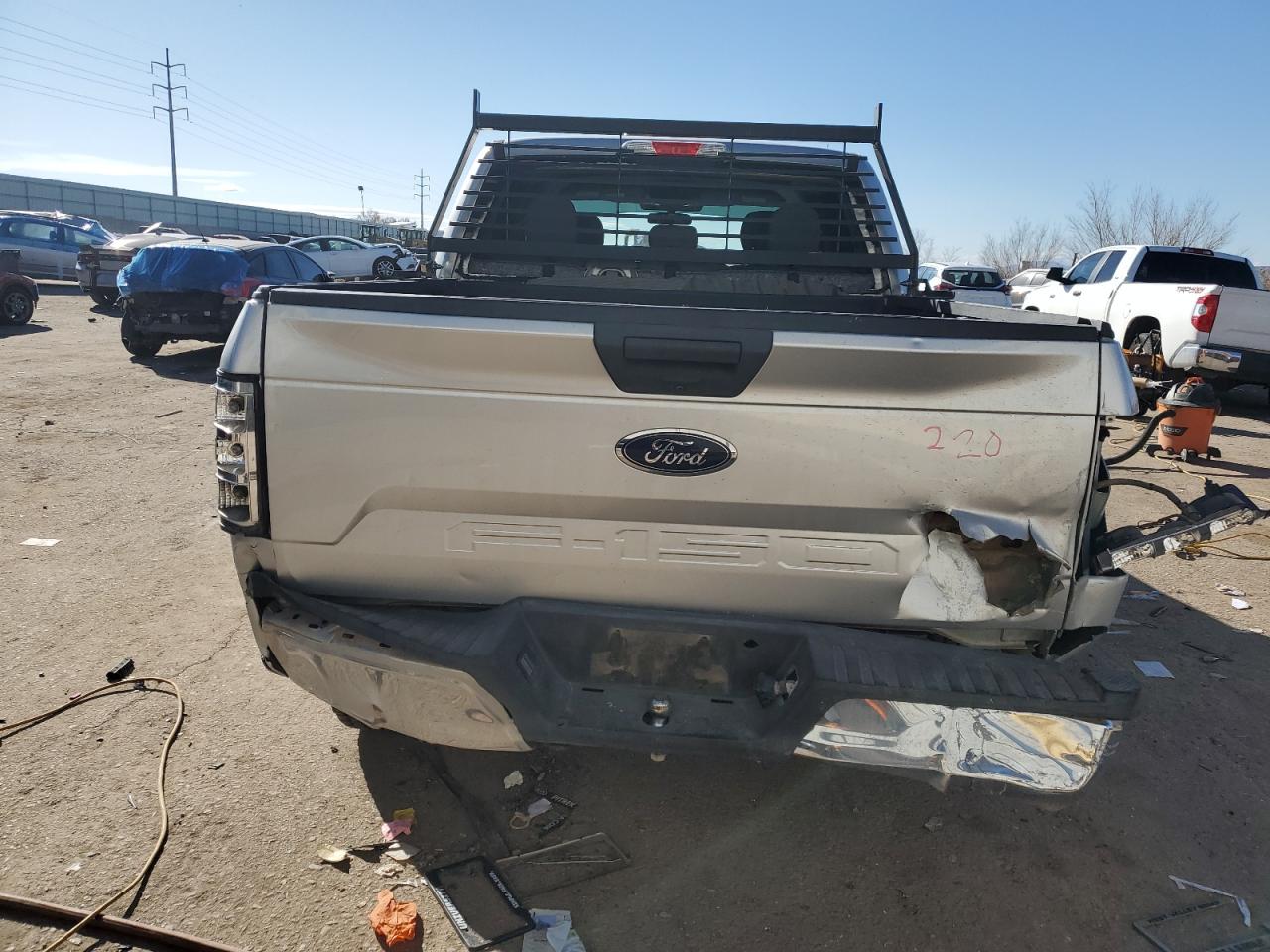 2018 Ford F-150 VIN 1FTEW1EB5JFA07304 Copart auction photo, rear end damage thumbnail 6