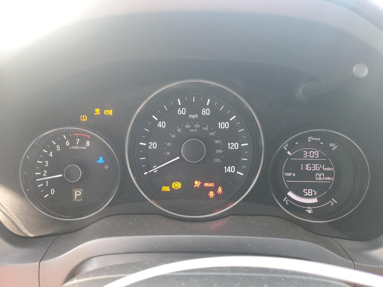 2019 Honda HR-V VIN 3CZRU5H32KG710114 Copart auction photo, all over / side damage thumbnail 9