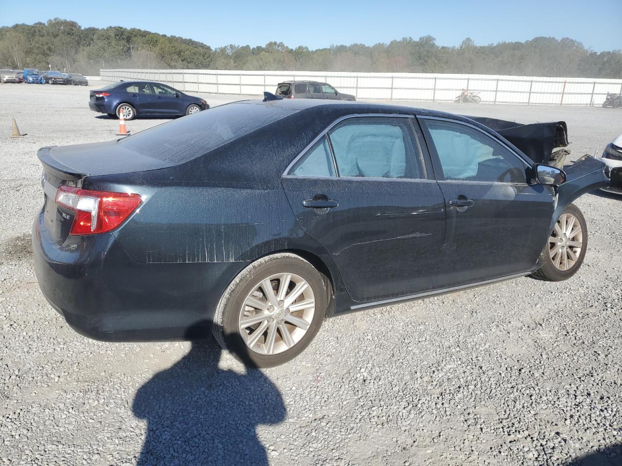 2013 Toyota Camry VIN 4T1BK1FK8DU529627 Copart auction photo, biohazard/chemical / front end damage thumbnail 3