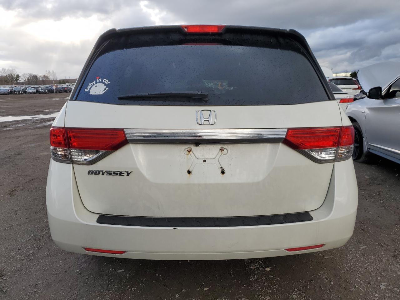 2016 Honda Odyssey VIN 5FNRL5H42GB508355 Copart auction photo, front end / side damage thumbnail 6