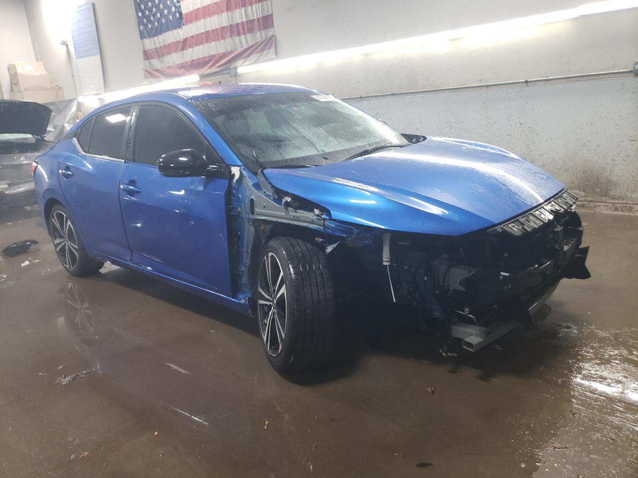 2020 Nissan Sentra VIN 3N1AB8DV7LY220087 Copart auction photo, front end damage thumbnail 4