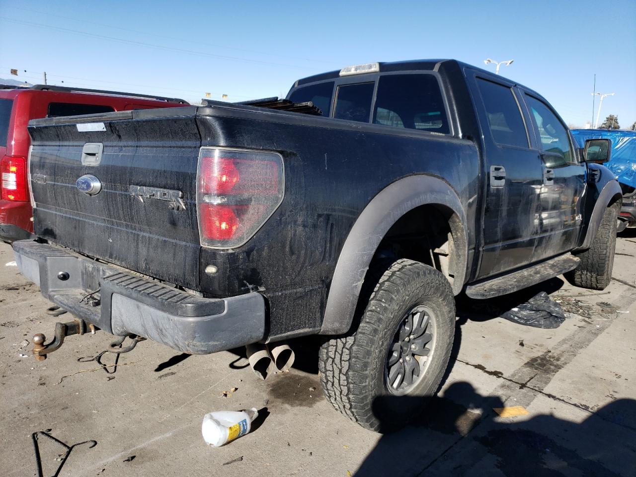 2011 Ford F-150 VIN 1FTFW1R67BFA20445 Copart auction photo, front end / side damage thumbnail 3