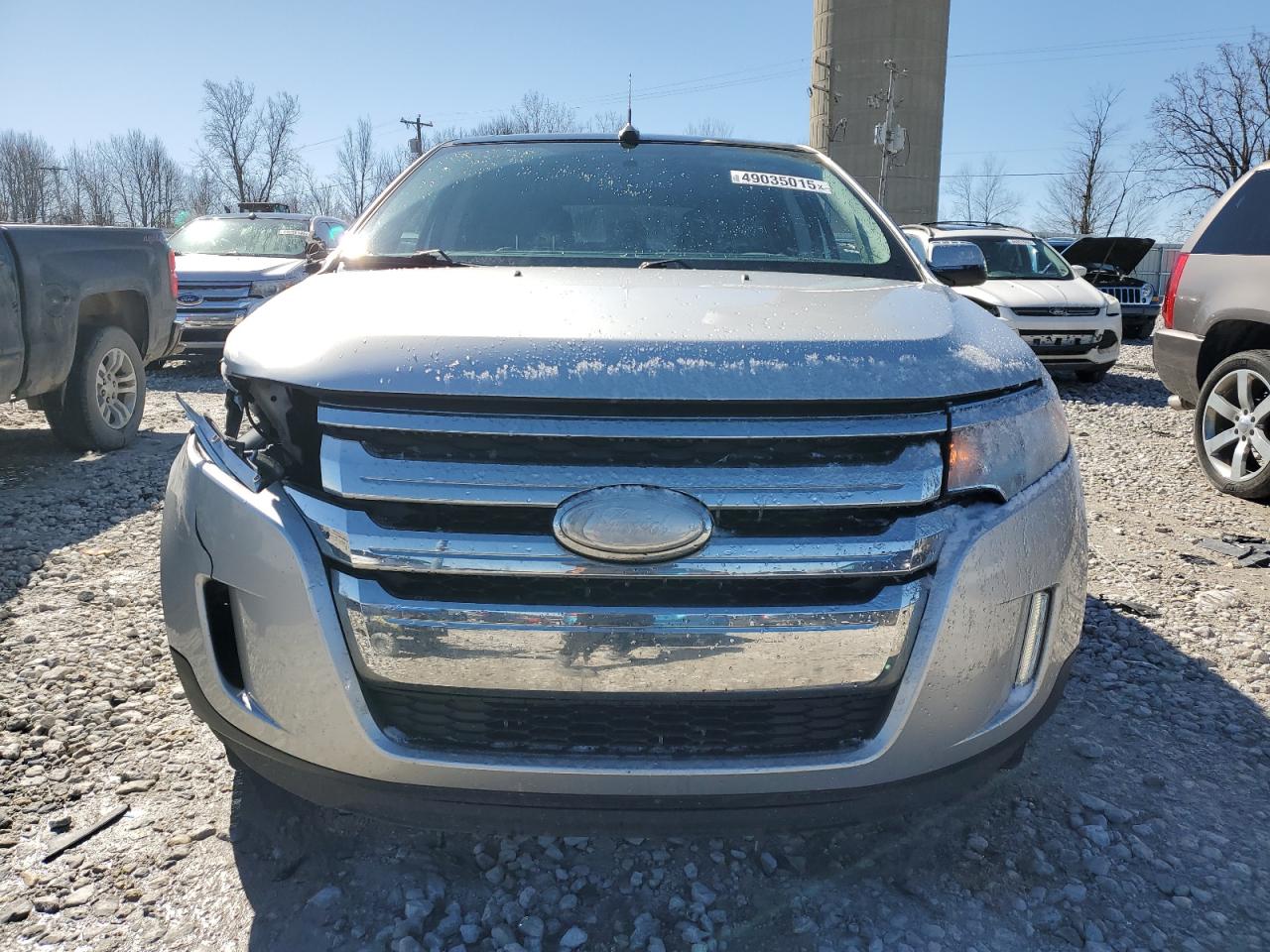 2012 Ford Edge VIN 2FMDK3KC1CBA90391 Copart auction photo, front end / side damage thumbnail 5