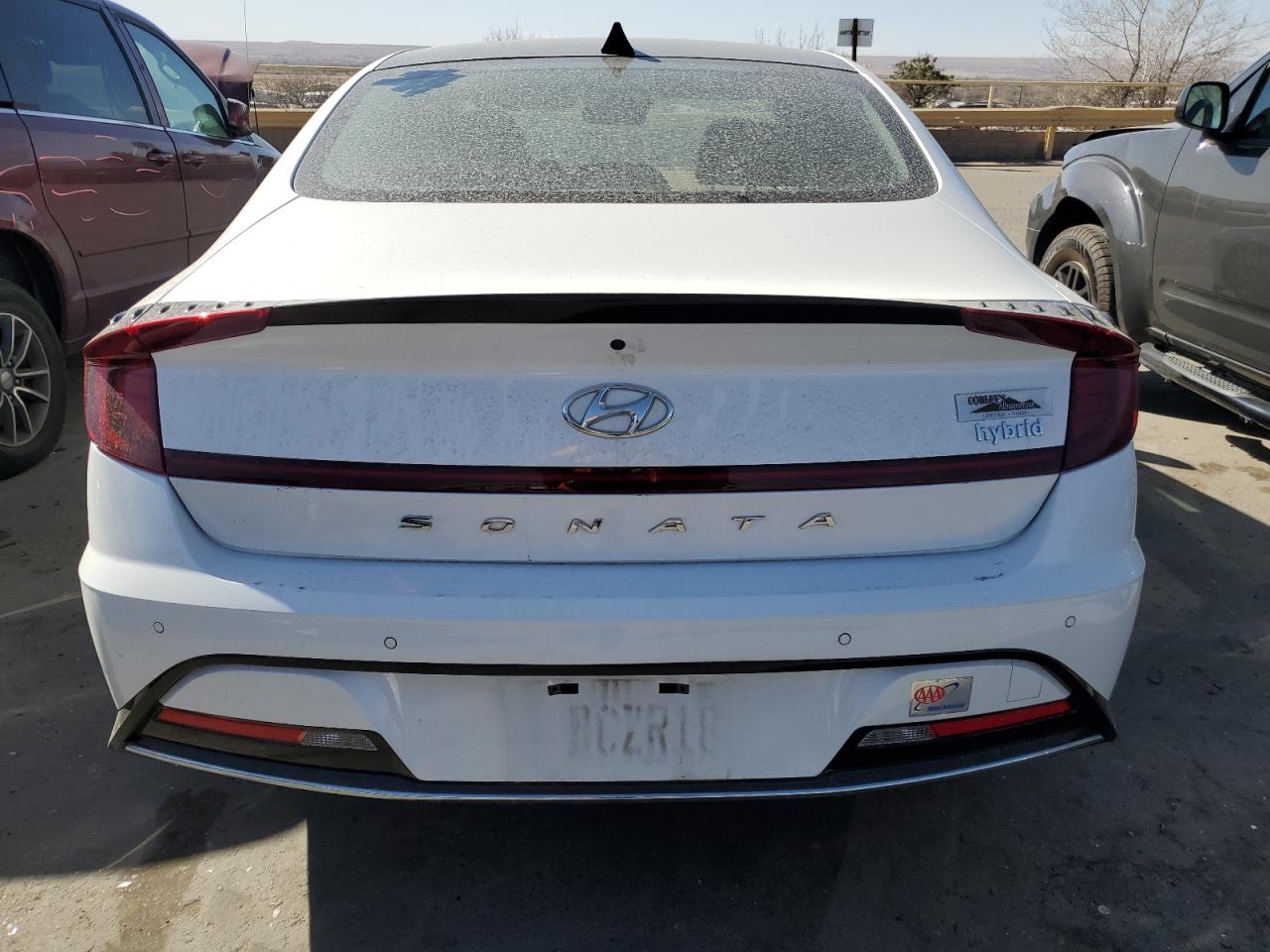 2021 Hyundai Sonata VIN KMHL54JJ2MA032201 Copart auction photo, front end damage thumbnail 6