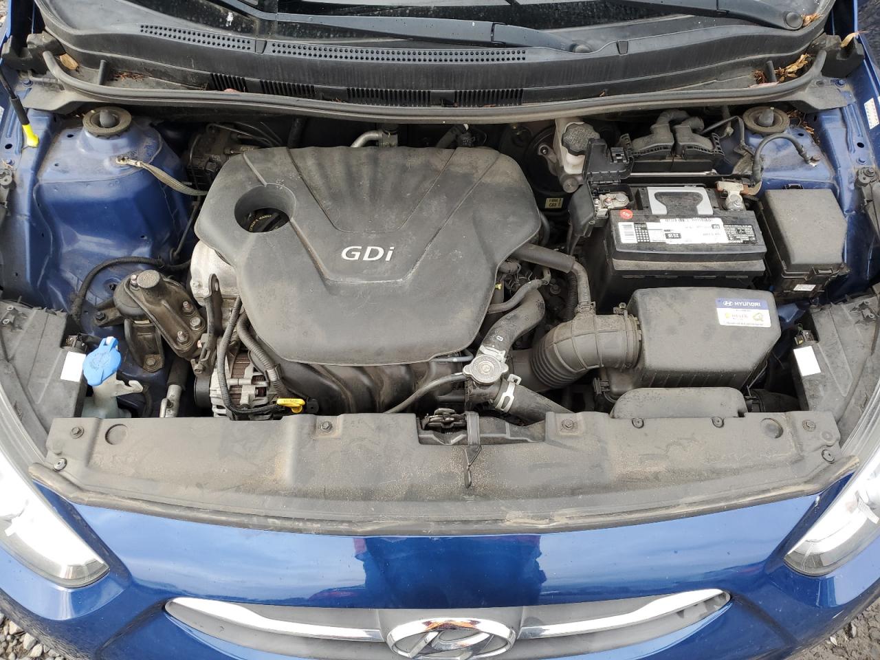 2017 Hyundai Accent VIN KMHCT5AE8HU311638 Copart auction photo, vandalism / side damage thumbnail 11
