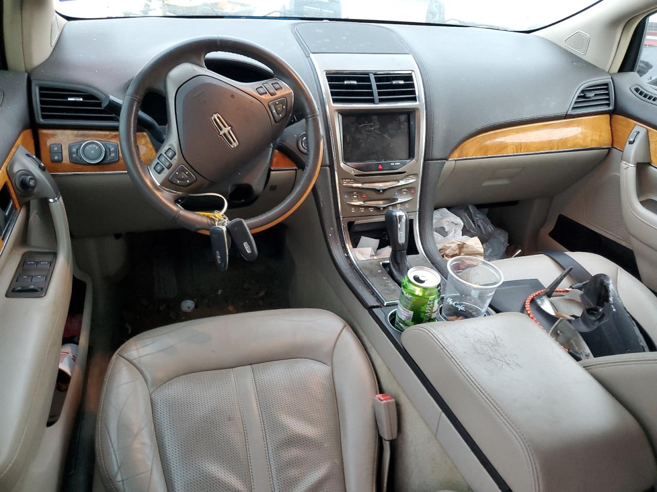 2014 Lincoln MKX VIN 2LMDJ6JK8EBL13675 Copart auction photo, front end / side damage thumbnail 8