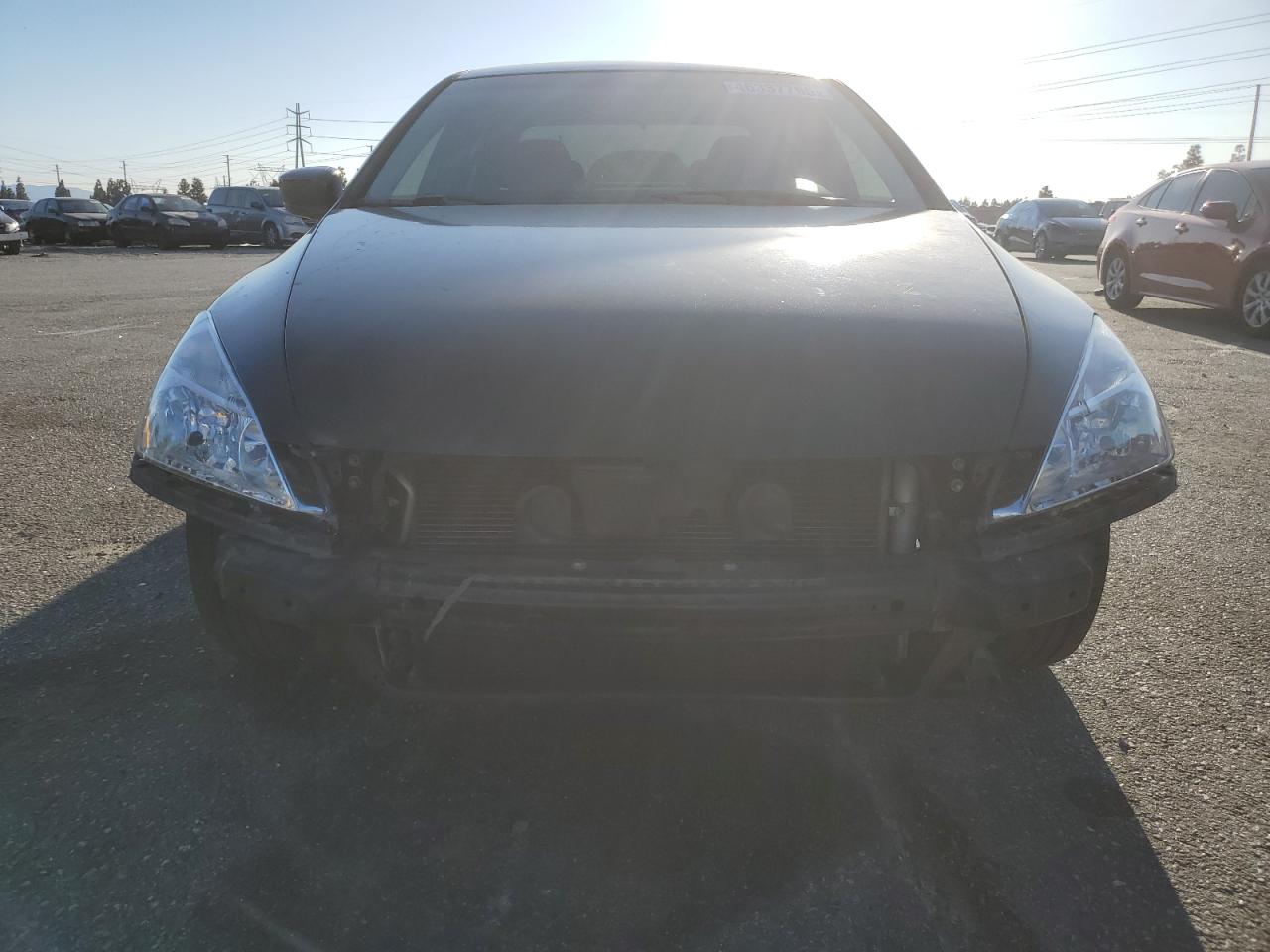 2007 Honda Accord VIN JHMCM564X7C022765 Copart auction photo, front end / side damage thumbnail 5
