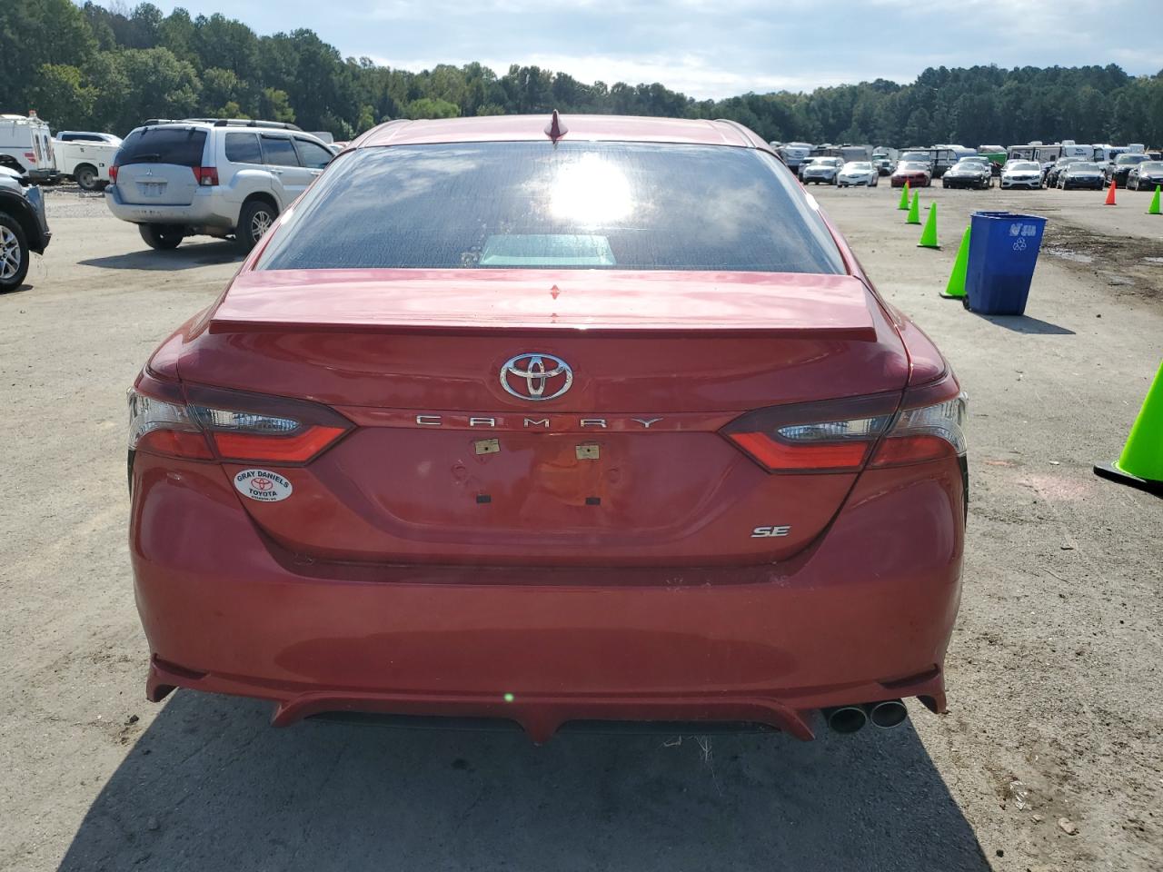 2021 Toyota Camry VIN 4T1G11AK9MU444439 Copart auction photo, frame damage / front end damage thumbnail 6