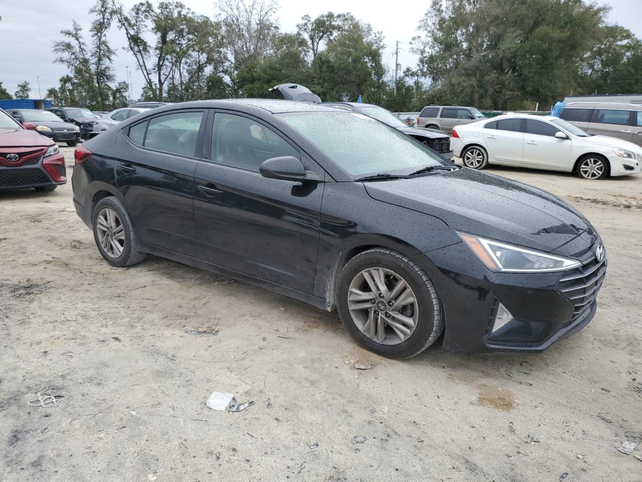 2019 Hyundai Elantra VIN 5NPD84LF7KH463955 Copart auction photo, rear end damage thumbnail 4