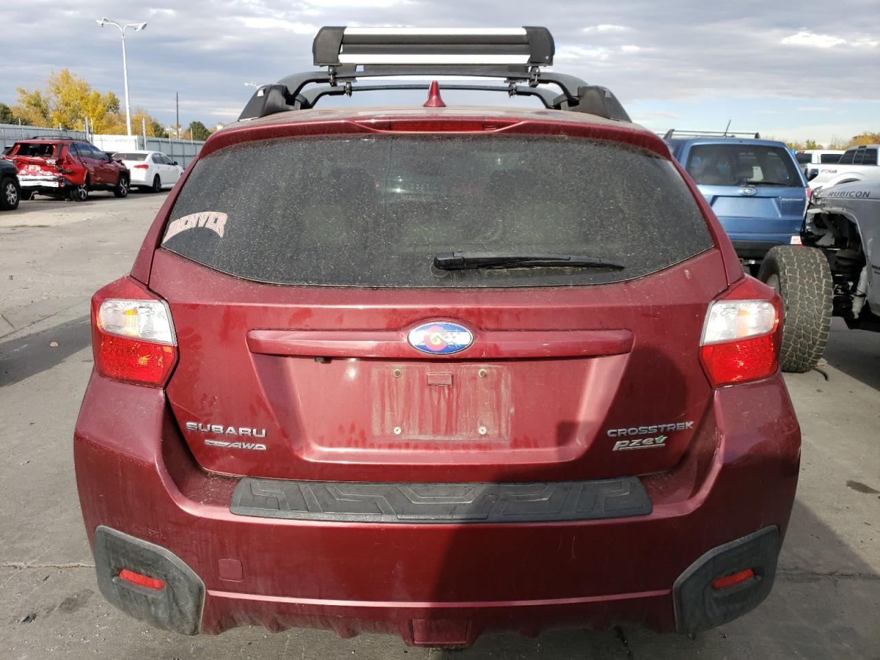 2016 Subaru XV VIN JF2GPANC0G8200845 Copart auction photo, front end / side damage thumbnail 6