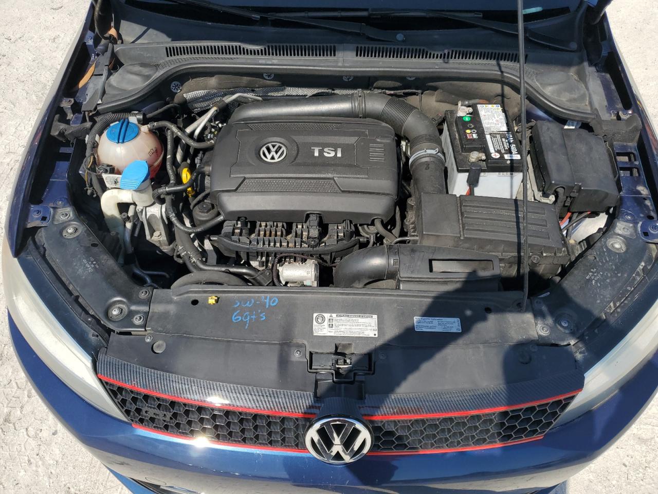 2014 Volkswagen Jetta VIN 3VWD07AJ9EM401520 Copart auction photo, rear end / hail damage thumbnail 13