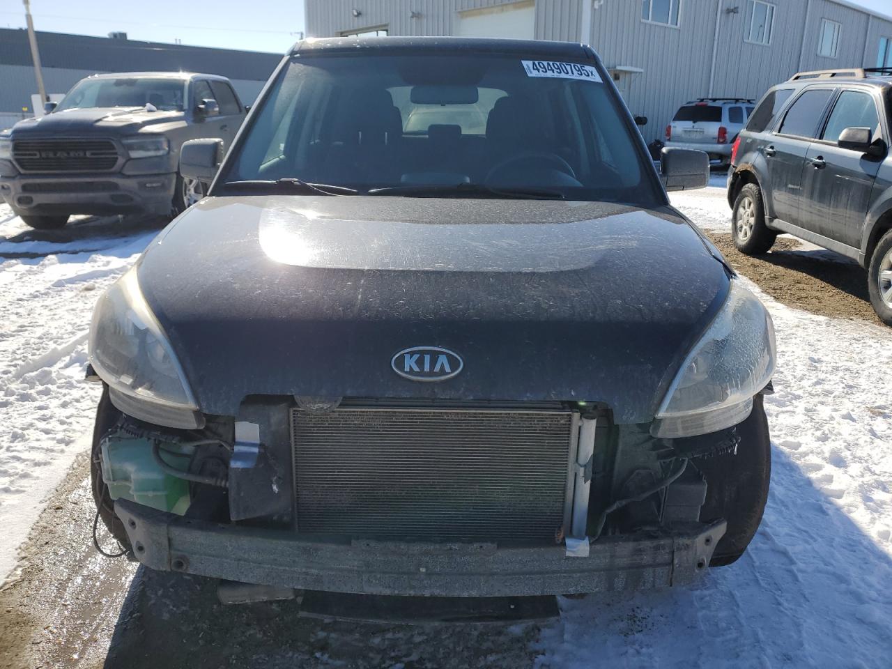 2012 KIA Soul VIN KNDJT2A5XC7737686 Copart auction photo, front end / mechanical damage thumbnail 5