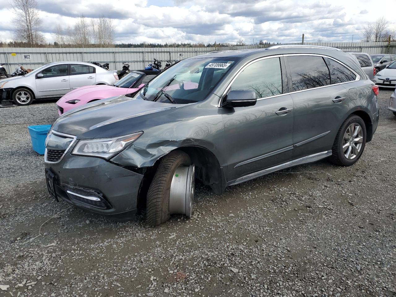 2016 Acura MDX VIN 5FRYD4H90GB020843 - Copart auction photo