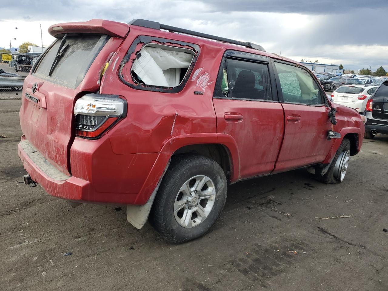 2018 Toyota 4Runner VIN JTEBU5JR3J5521768 Copart auction photo, rollover damage thumbnail 3