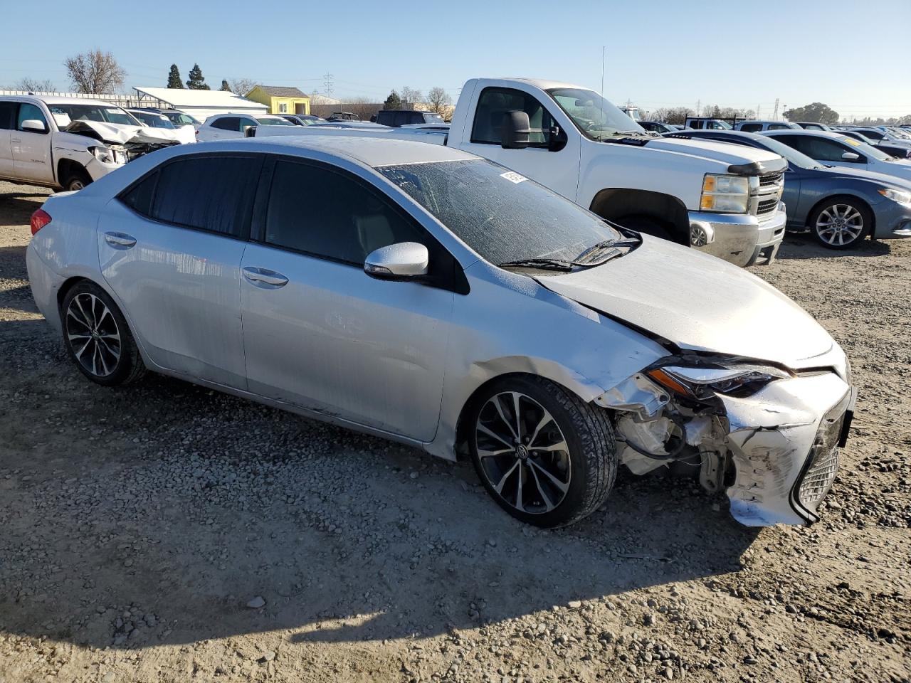 2017 Toyota Corolla VIN 2T1BURHE3HC829745 Copart auction photo, front end damage thumbnail 4