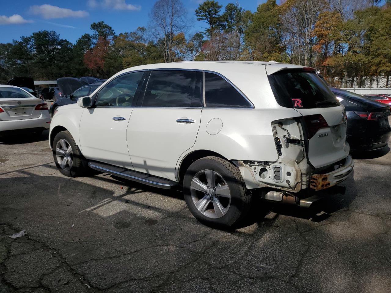2011 Acura MDX VIN 2HNYD2H69BH520749 Copart auction photo, rear end damage thumbnail 2