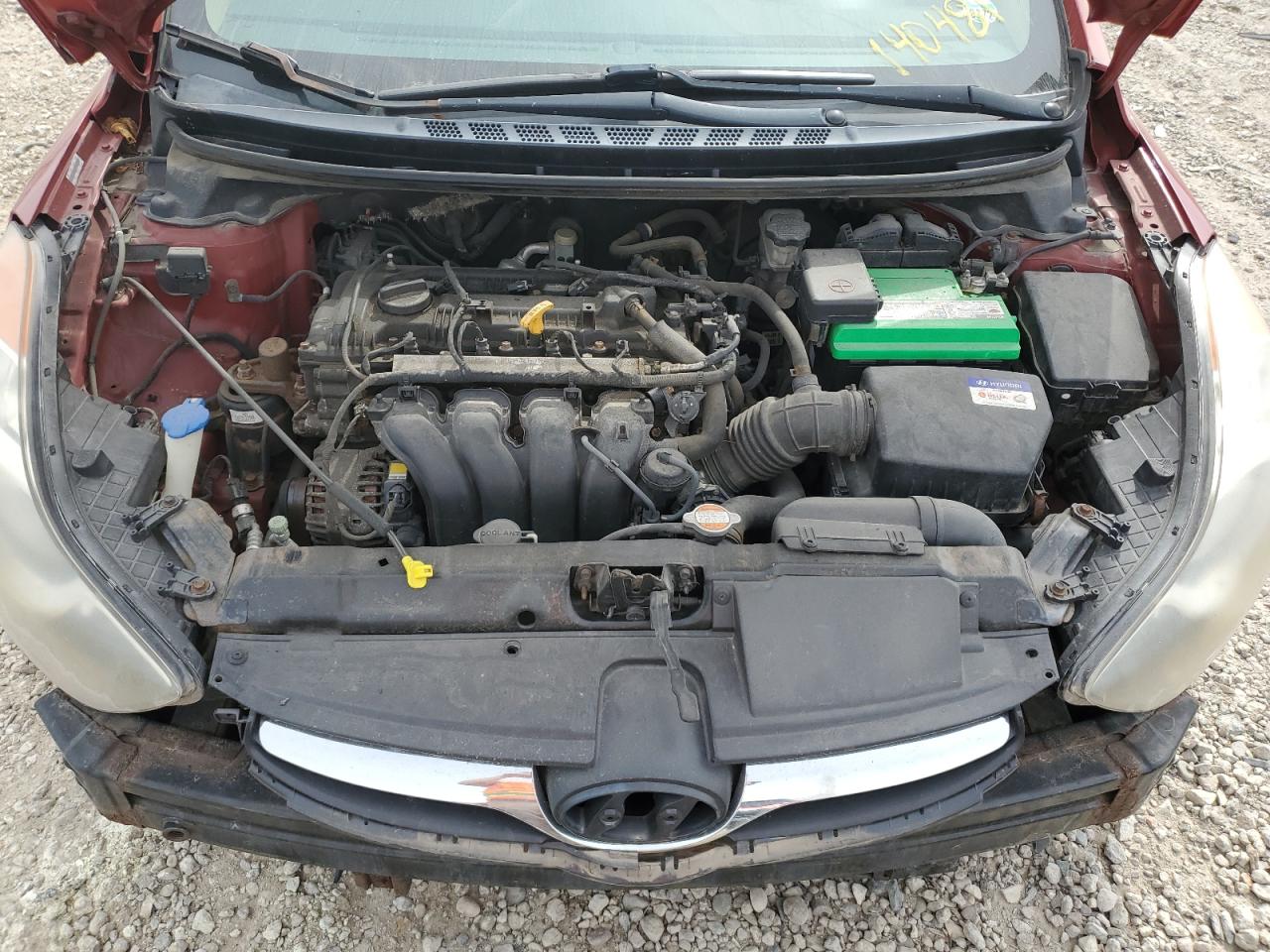 2011 Hyundai Elantra VIN KMHDH4AE1BU140481 Copart auction photo, front end damage thumbnail 11