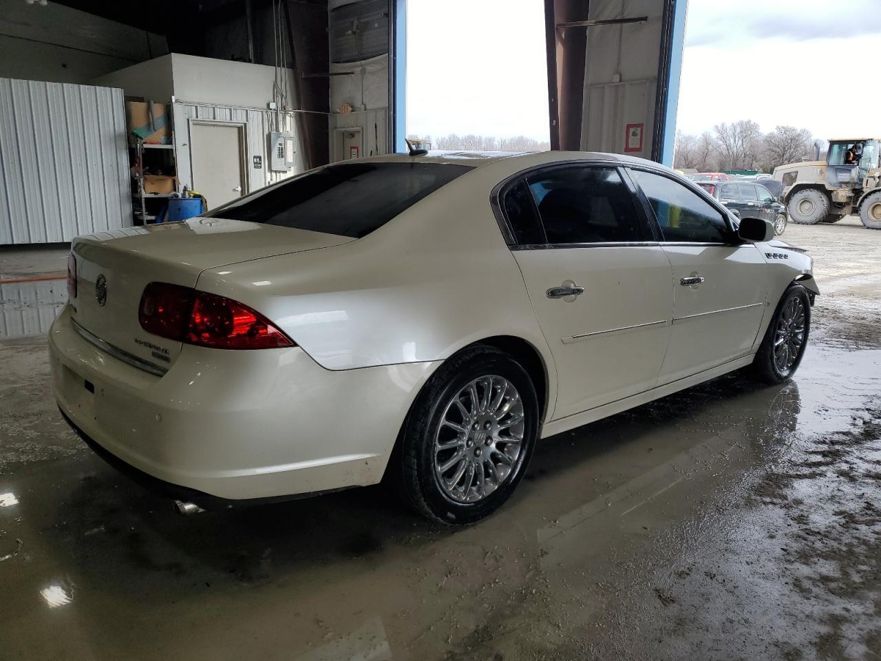 2008 Buick Lucerne VIN 1G4HF57978U199602 Copart auction photo, front end / top/roof damage thumbnail 3