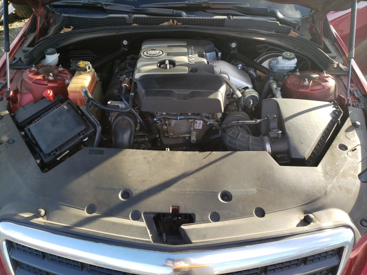 2014 Cadillac ATS VIN 1G6AA5RX0E0122639 Copart auction photo, side damage thumbnail 11