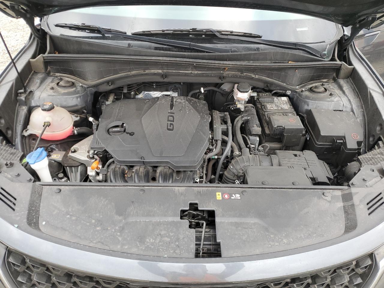 2022 KIA Sorento VIN 5XYRL4LC3NG084988 Copart auction photo, side / front end damage thumbnail 12