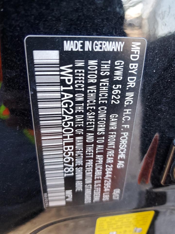 2017 Porsche Macan VIN WP1AG2A50HLB56781 Copart auction photo, front end / minor dent/scratches damage thumbnail 13