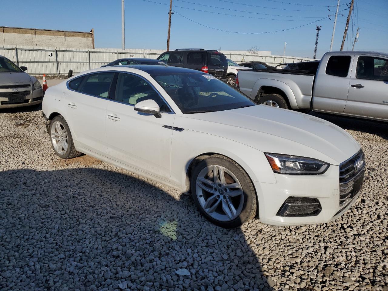 2019 Audi A5 VIN WAUANCF58KA100254 Copart auction photo, all over damage thumbnail 4