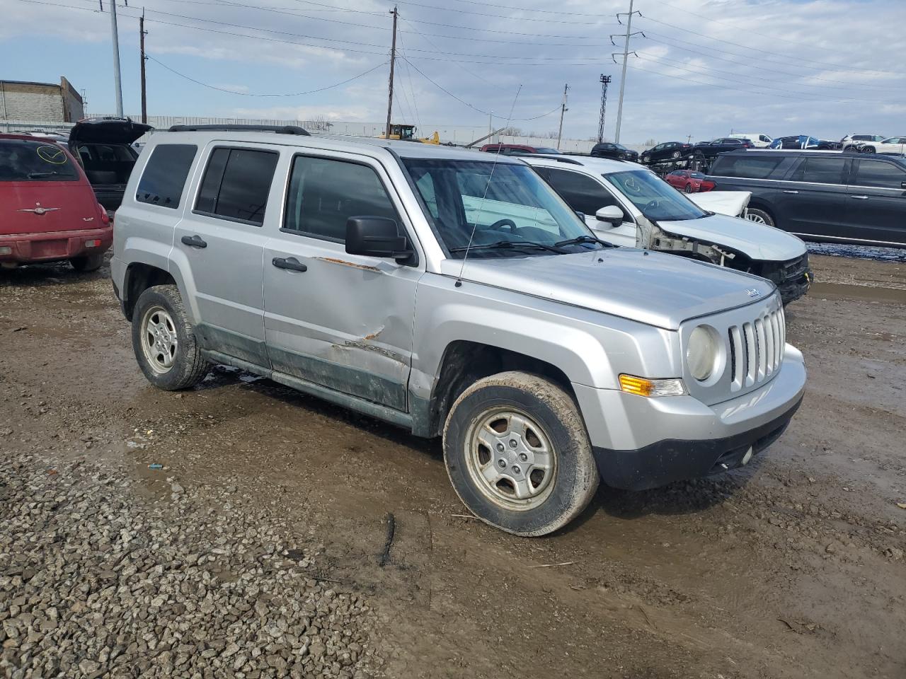 2011 Jeep Liberty (Patriot) VIN 1J4NF1GB6BD275864 Copart auction photo, all over damage thumbnail 4