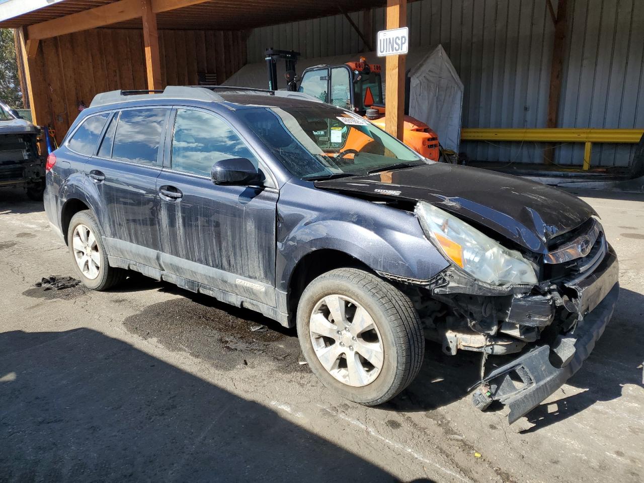 2012 Subaru Outback VIN 4S4BRCCC0C3239889 Copart auction photo, front end damage thumbnail 4