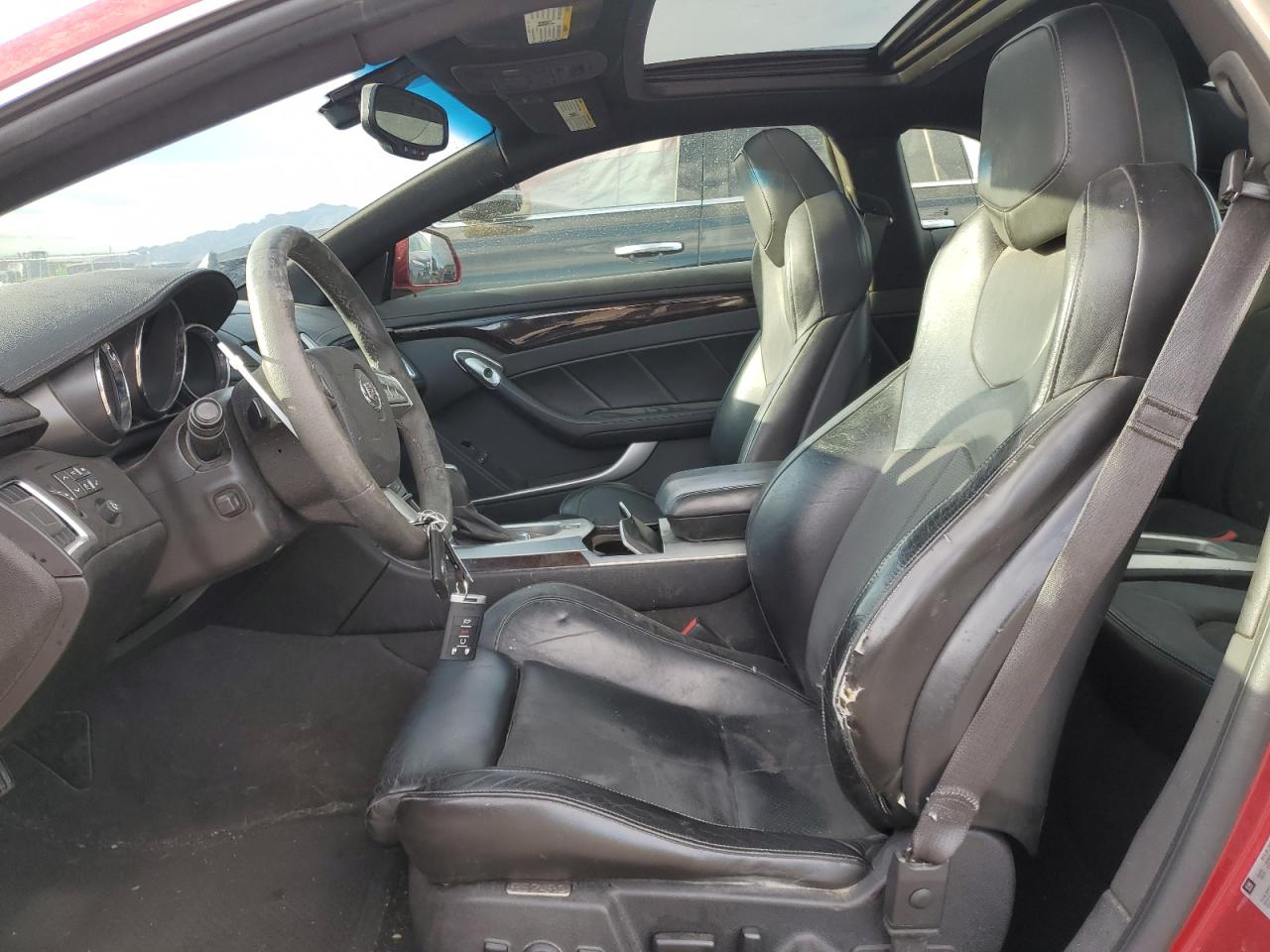 2012 Cadillac CTS VIN 1G6DP1E3XC0117324 Copart auction photo, front end damage thumbnail 7