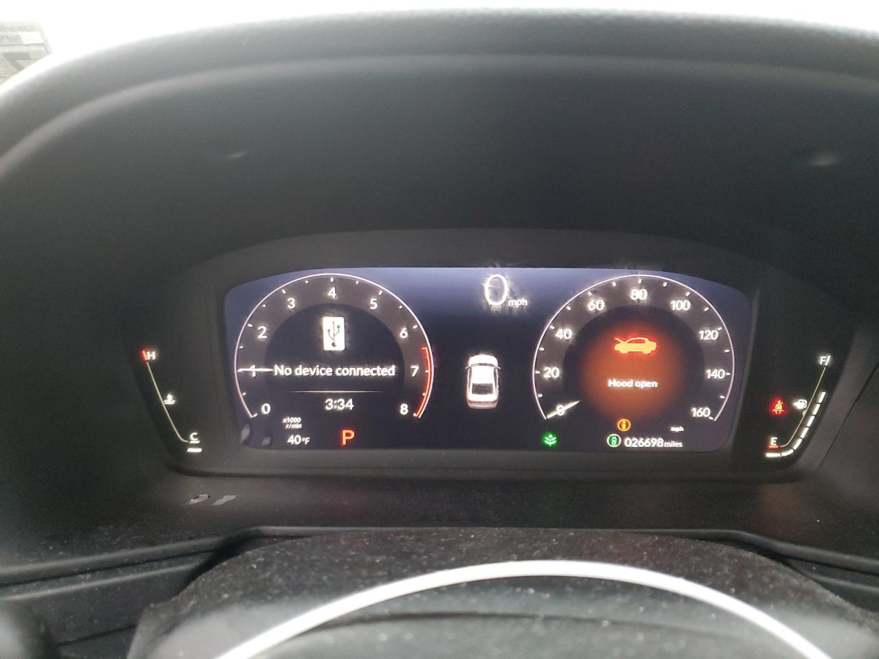 2023 Honda Accord VIN 1HGCY1F2XPA042587 Copart auction photo, rear end damage thumbnail 9