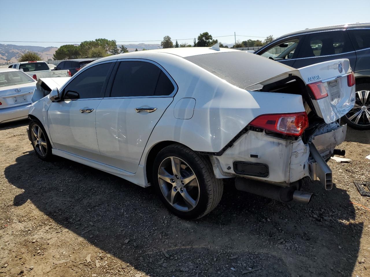2013 Acura TSX VIN JH4CU2F80DC004207 Copart auction photo, rear end / front end damage thumbnail 2