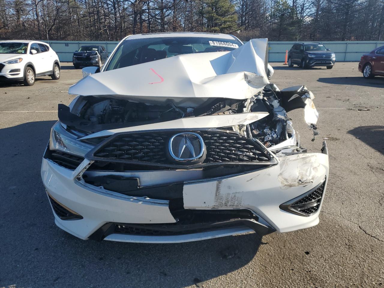 2021 Acura ILX VIN 19UDE2F88MA009185 Copart auction photo, front end / minor dent/scratches damage thumbnail 5