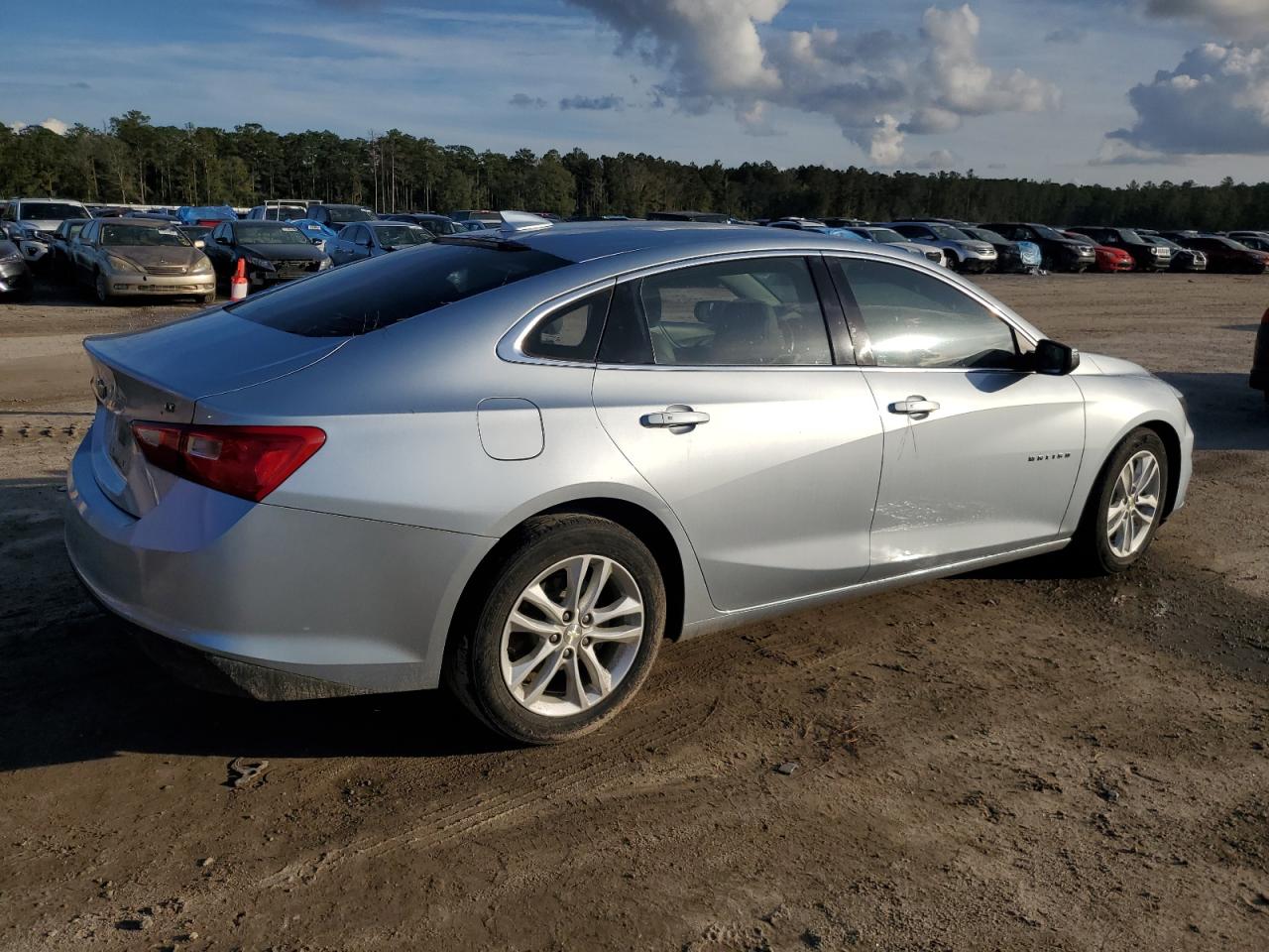 2017 Chevrolet Malibu VIN 1G1ZE5ST7HF141162 Copart auction photo, side damage thumbnail 3