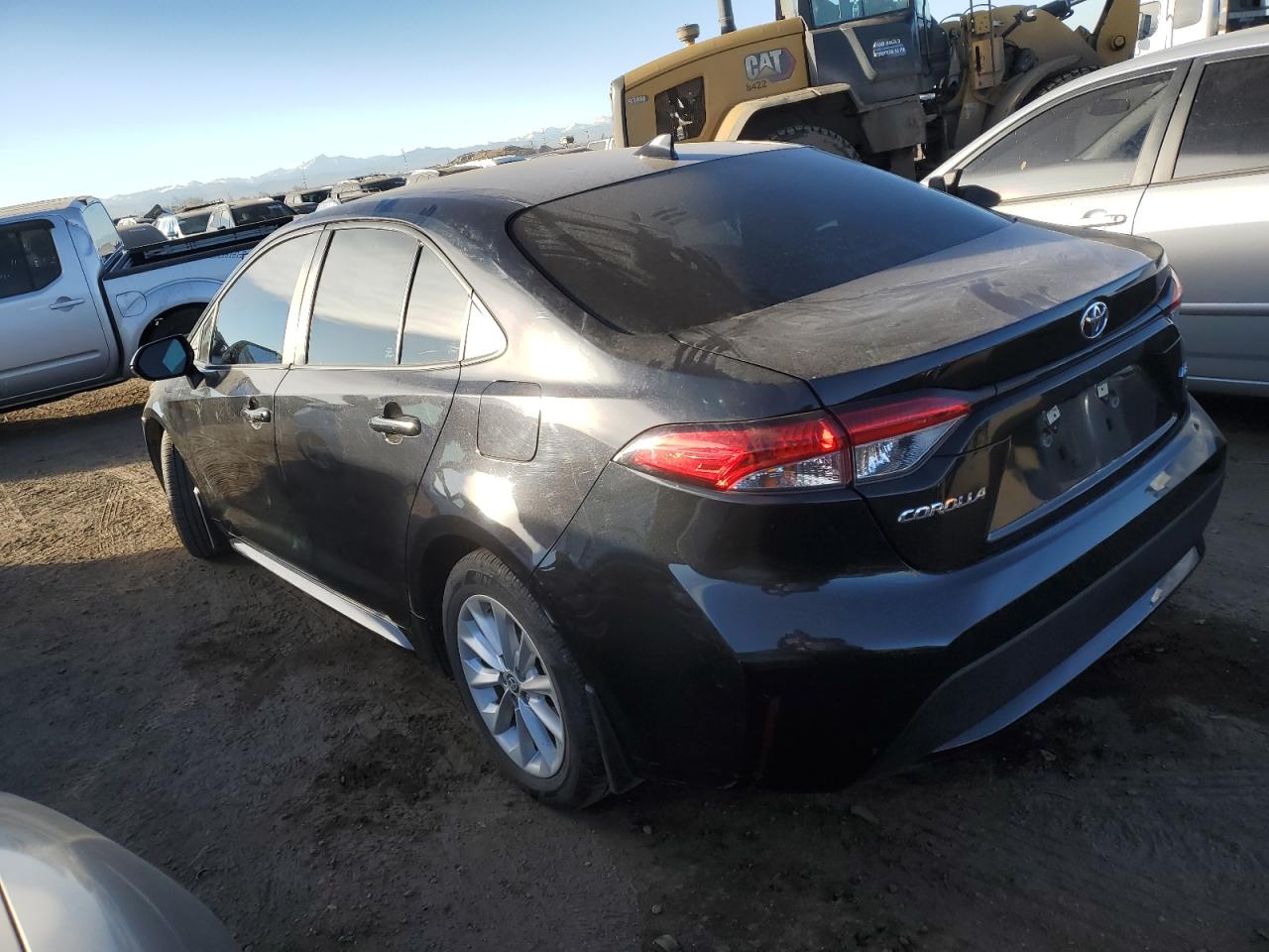 2022 Toyota Corolla VIN 5YFVPMAE1NP384807 Copart auction photo, hail damage thumbnail 2