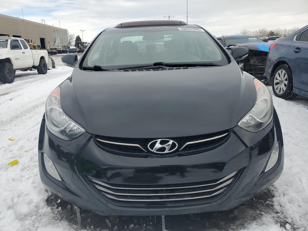 2013 Hyundai Elantra VIN 5NPDH4AE4DH178434 Copart auction photo, side damage thumbnail 5