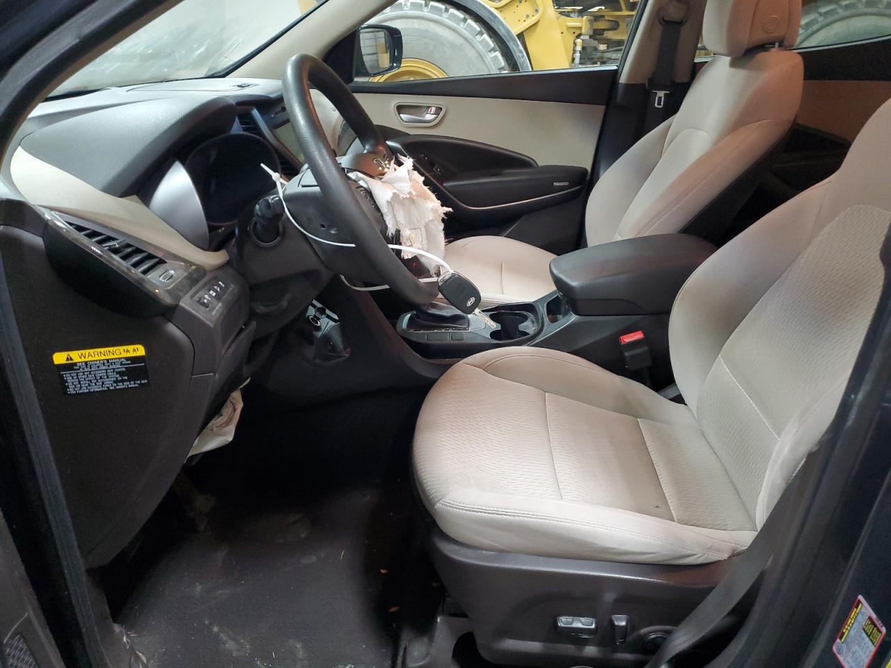 2017 Hyundai Santa Fe VIN 5NMZU3LB9HH020558 Copart auction photo, front end damage thumbnail 7