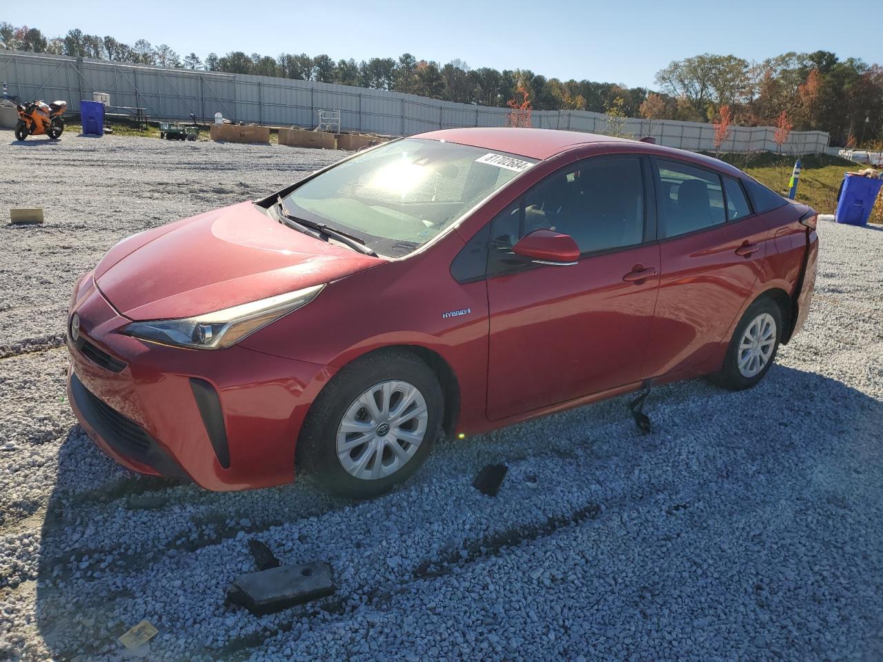 2022 Toyota Prius VIN JTDKAMFU5N3156371