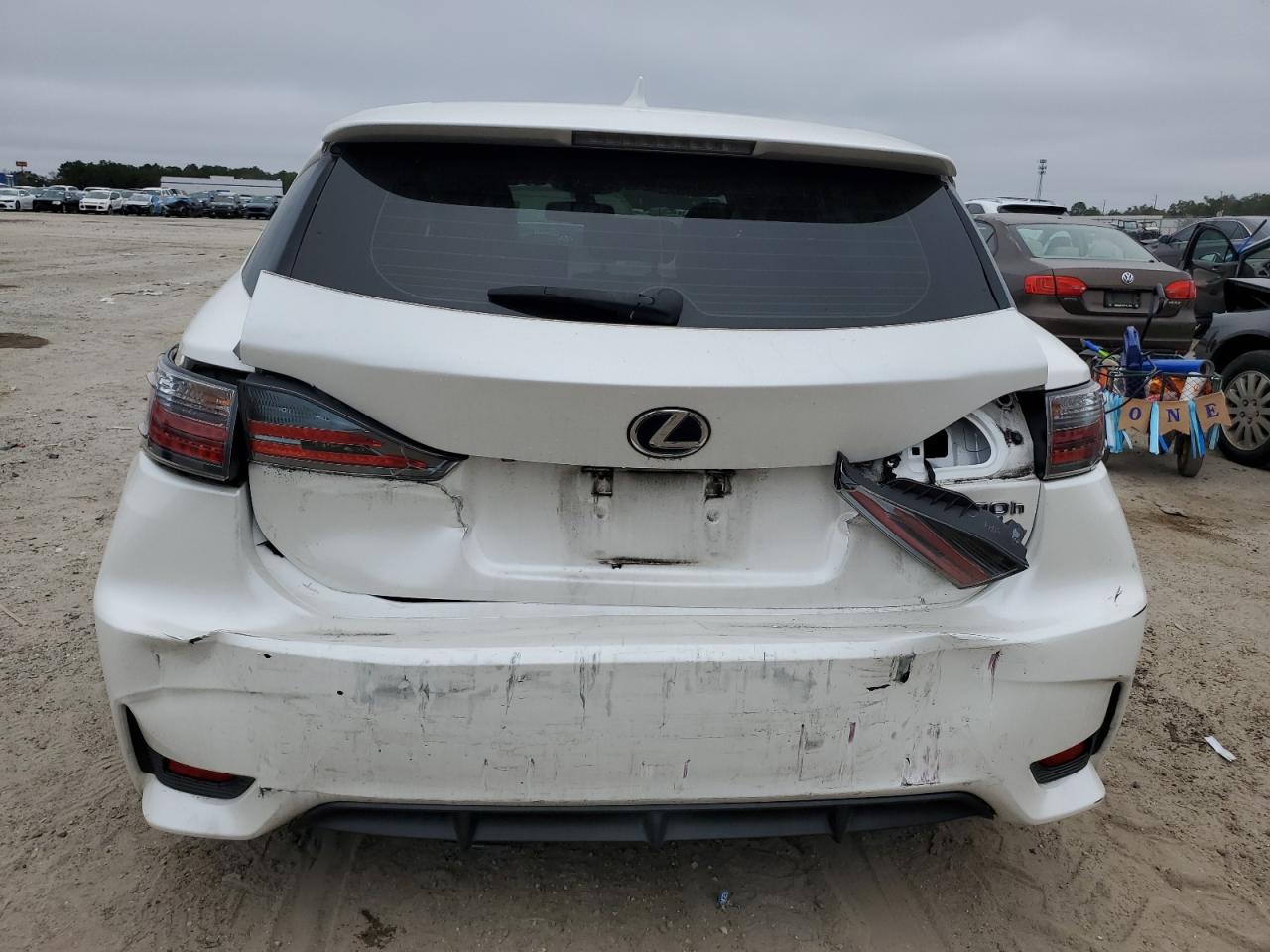 2015 Lexus CT VIN JTHKD5BH0F2246507 Copart auction photo, rear end damage thumbnail 6