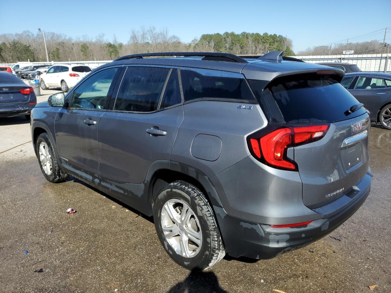 2019 GMC Terrain VIN 3GKALMEV8KL314075 Copart auction photo, front end / hail damage thumbnail 2