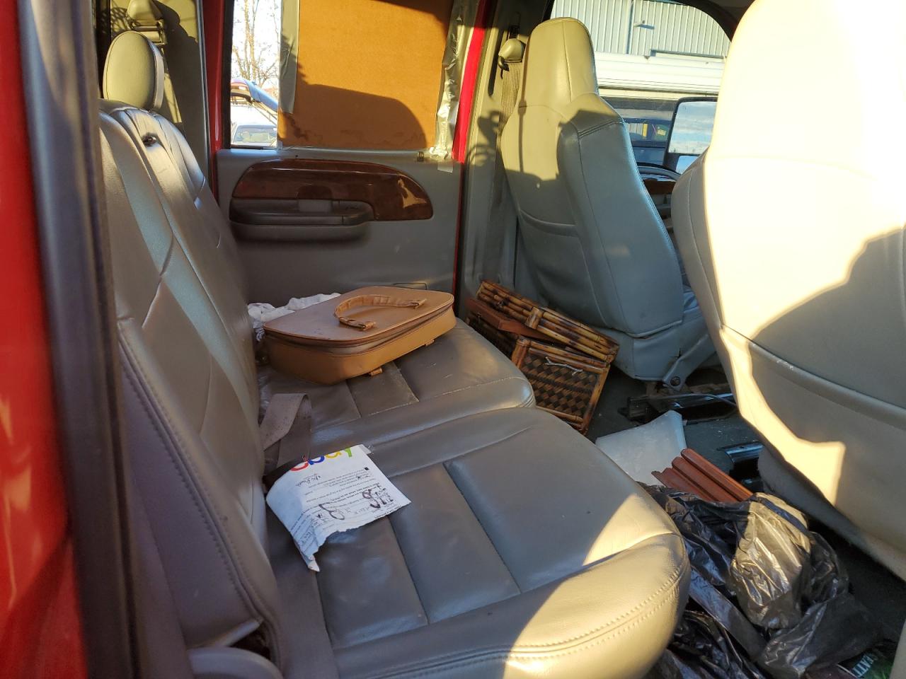 2004 Ford F350 VIN 1FTSW31P24EC68061 Copart auction photo, biohazard/chemical / rear end damage thumbnail 10