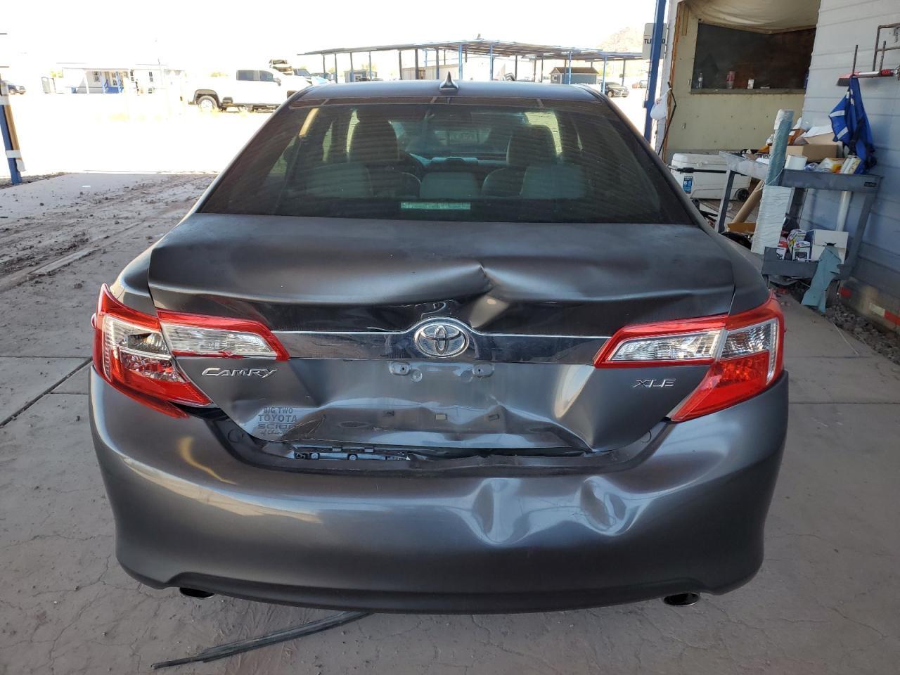 2012 Toyota Camry VIN 4T1BK1FK1CU512358 Copart auction photo, rear end damage thumbnail 6