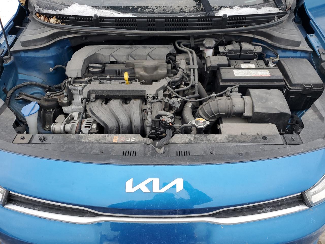 2022 KIA Rio VIN 3KPA24AD3NE437030 Copart auction photo, side damage thumbnail 11