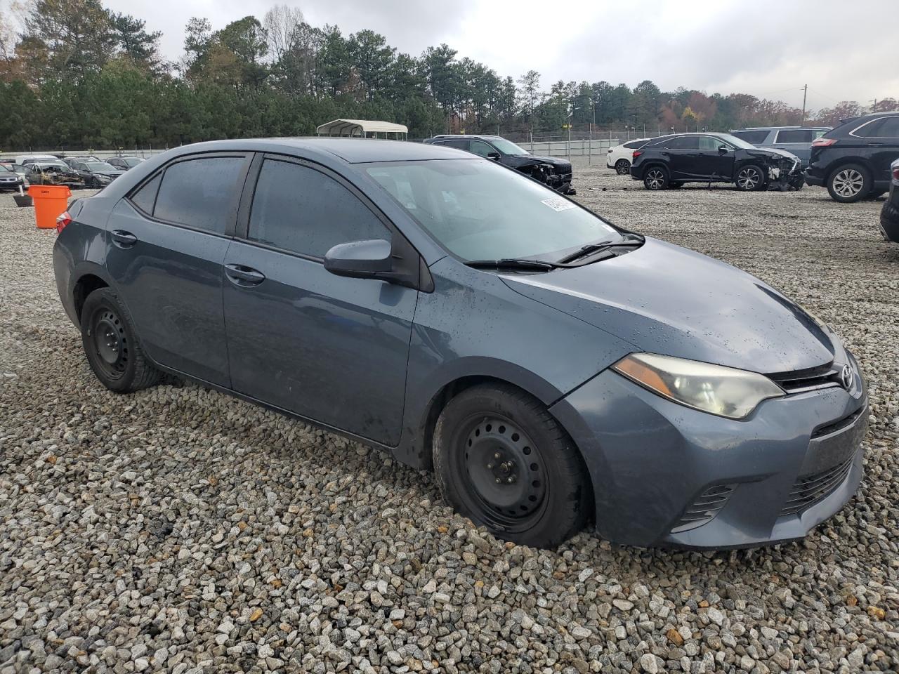 2015 Toyota Corolla VIN 2T1BURHE3FC442402 Copart auction photo, front end damage thumbnail 4