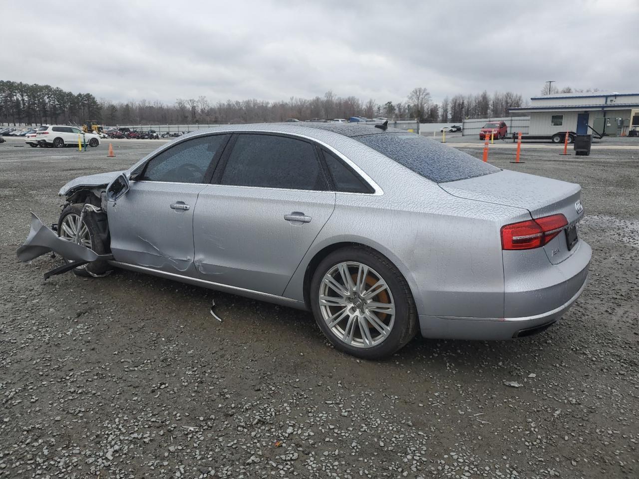 2015 Audi A8 VIN WAU32AFD2FN019083 Copart auction photo, front end damage thumbnail 2