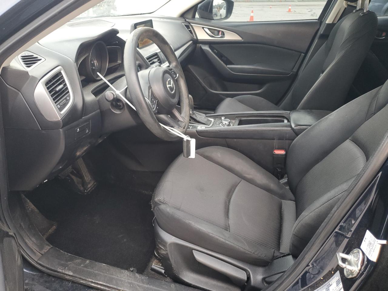 2017 Mazda 3 VIN 3MZBN1K79HM149359 Copart auction photo, side / rear end damage thumbnail 7