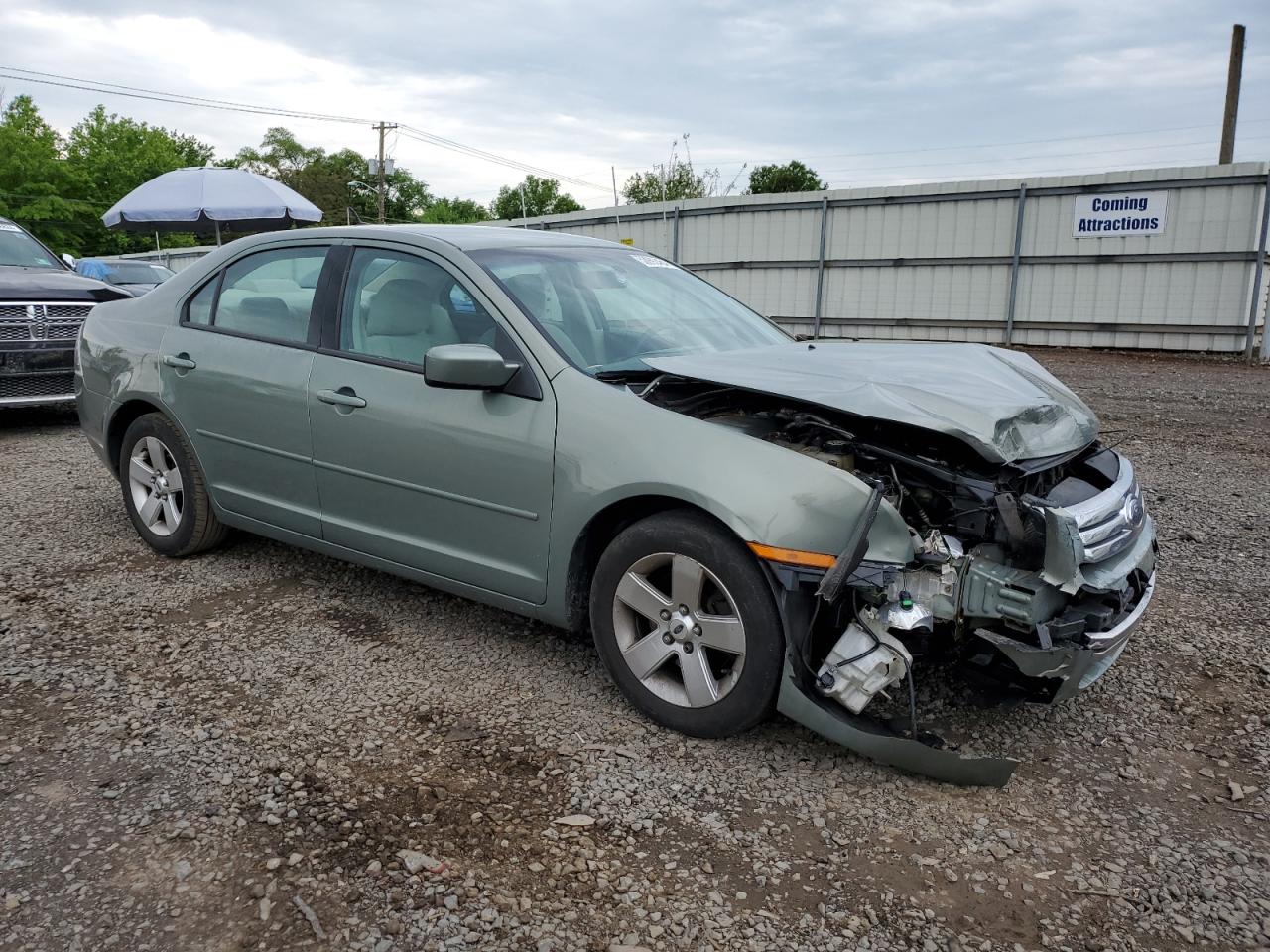 2009 Ford Fusion VIN 3FAHP07Z09R180702 Copart auction photo, front end damage thumbnail 4