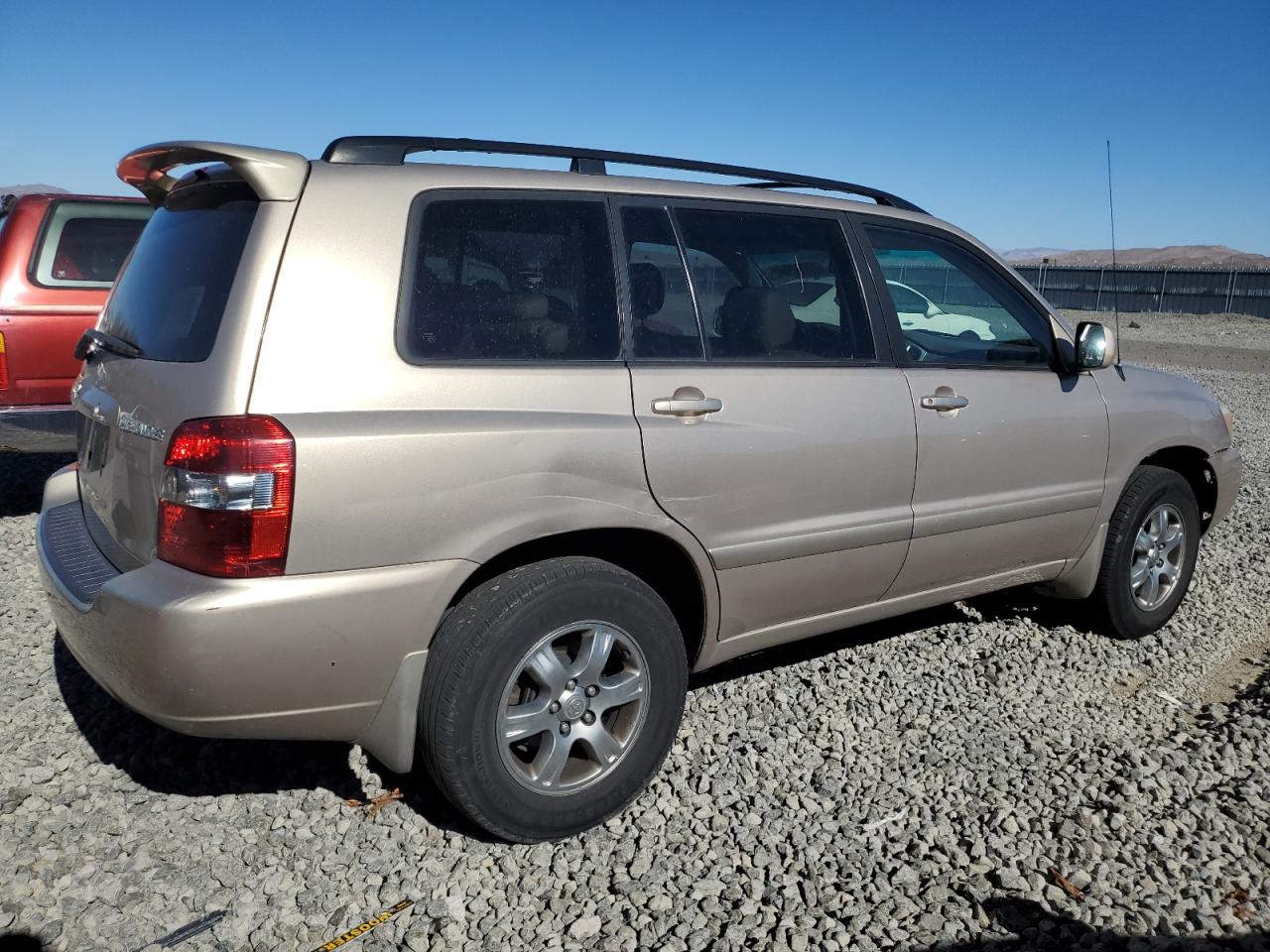 2004 Toyota Highlander VIN JTEEP21A940059022 Copart auction photo, rear end / side damage thumbnail 3